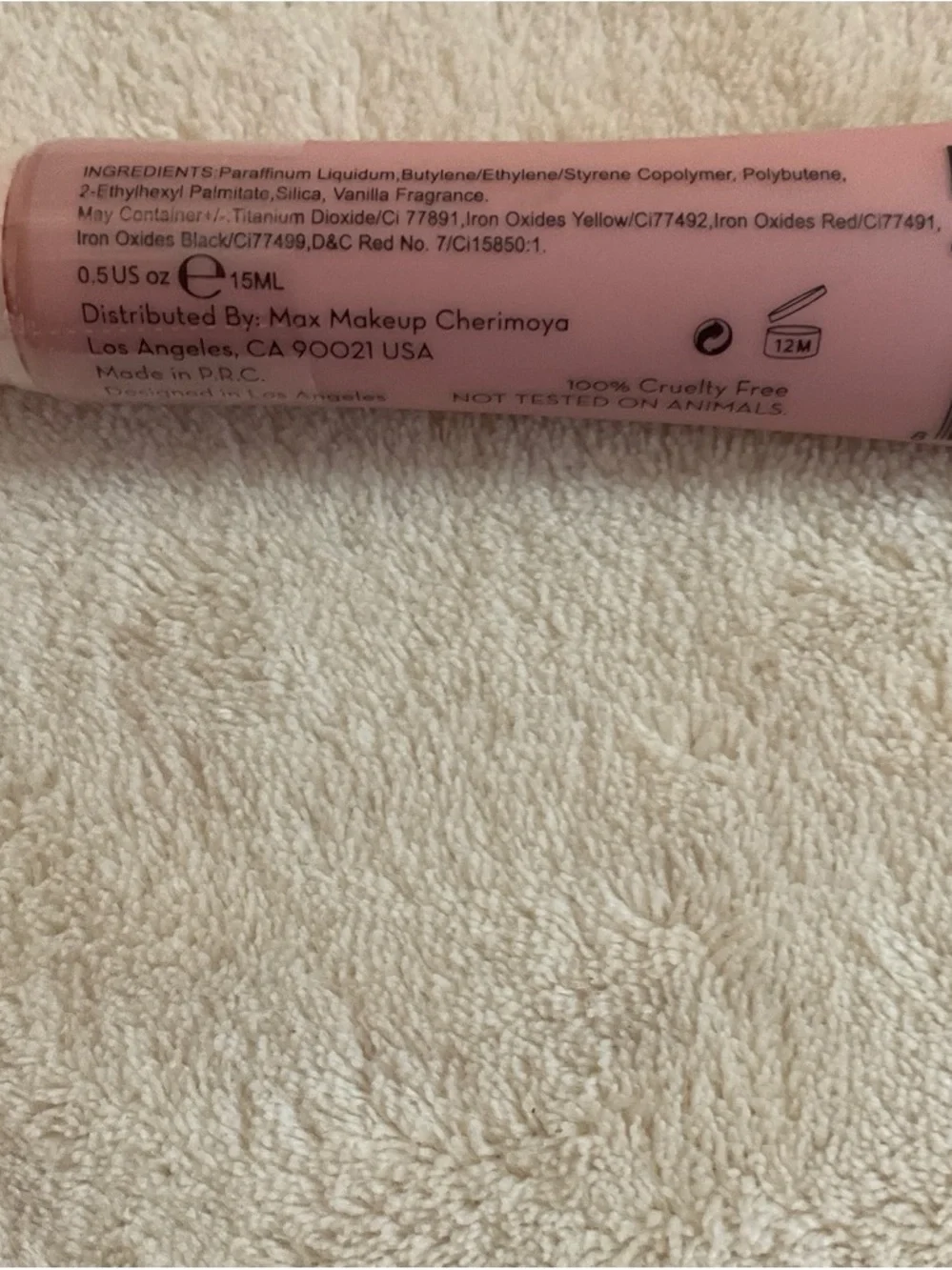 Makeup Cherimoya Nudes Lip Gloss - Nude Pink